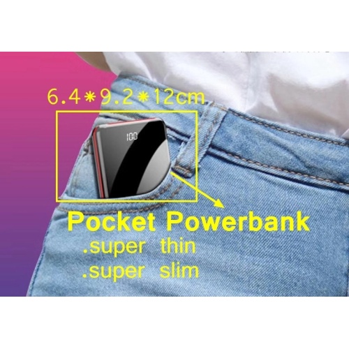 Mini portable 10000mAh cell phone power bank