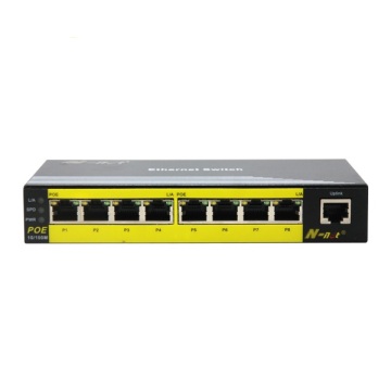 Fast Ethernet POE Switch 8 Ports 802.3AF Ausgang