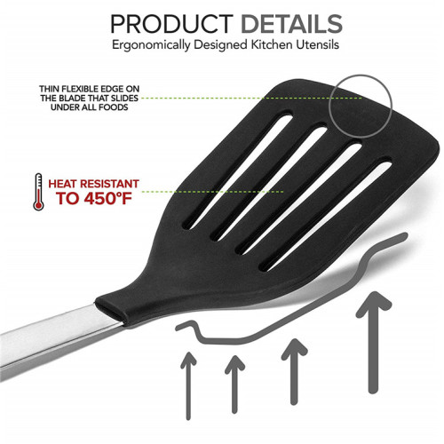 Food Grade 6pcs Silicone Utensils Kitchenware