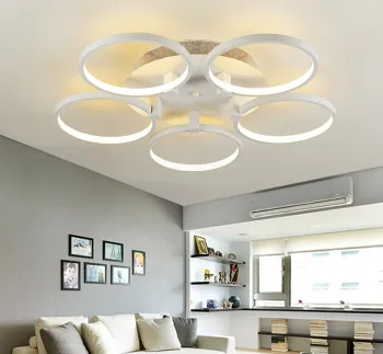 HOT rings shape LED ceiling lamp, ultra stylish modern minimalist living room lamp