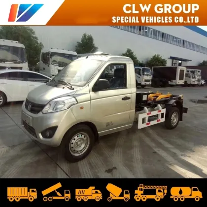 China Changan Mini roll off container Garbage Truck Hook Lift Garbage Truck