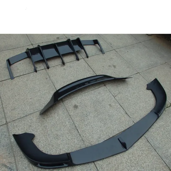 Carbon Fiber Parts for MB W218 CLS 63 - Front Lip, Rear Diffuser, and Wing