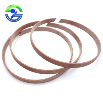 Wear-resistente versterkte steunring voor hydraulische cilinders
