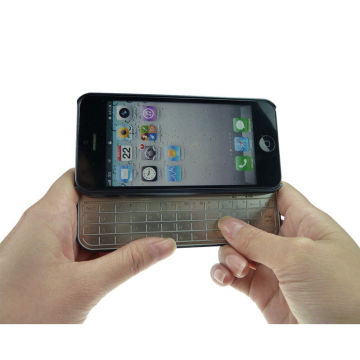 Black Bluetooth Iphone 5s Keyboard Case With 155 * 128 * 30mm Size