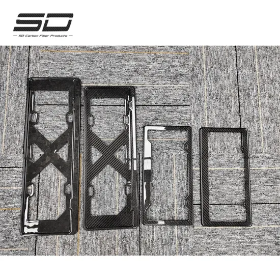 High Quality Dry Carbon Fiber License Plate Frame for All Cars