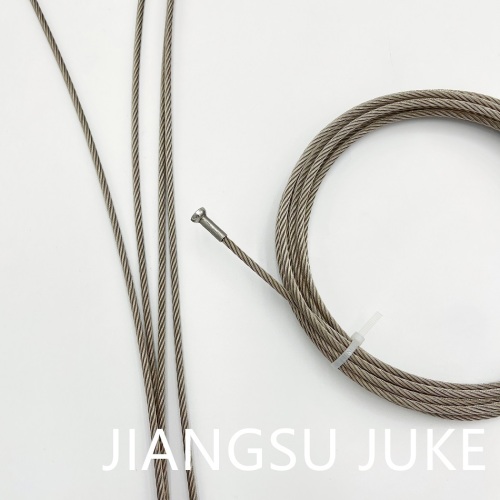 Cable de cuerda de alambre de acero inoxidable 7x19 diámetro 4 mm