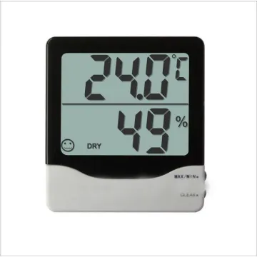 Digital Thermometer and Hygrometer for Household Temperature and Humidity Display