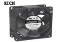 92x38 DC Axial Fan H3 Projector