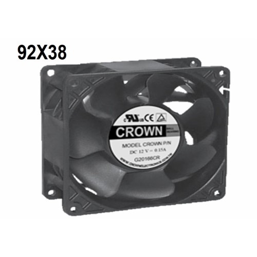 92x38 DC Axial Fan H3 Proyector