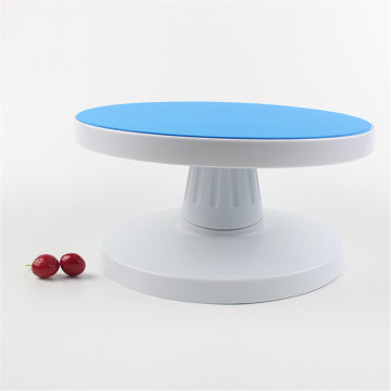 360 degree plastic revolving rotating icing sugarcraft tilting cake decorating stand platform