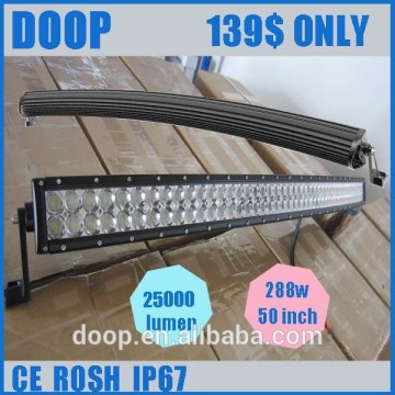 4x4 Curved LED Light Bar 50 Inch,Aluminum Profile 50 Inch LED Light Bar