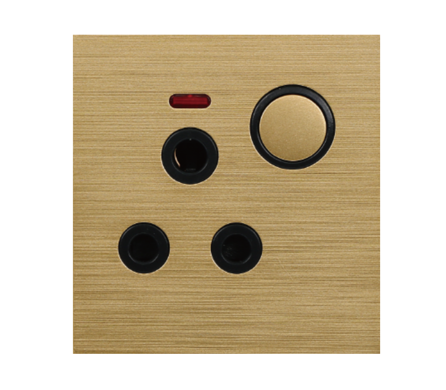 LD Series 1 Gang 15a Switched Socket