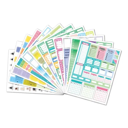 Writable Planner Calendar Stickers for Scrapbook Decoration