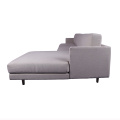 Sofa Sectional Kain Burrard Putih