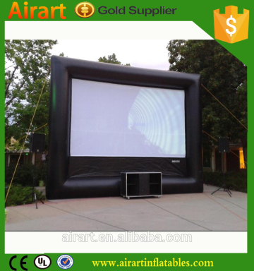 Hot selling outdoor decoration inflatable movie screen, outdoor decoration inflatable movie screen,inflatable projector screens