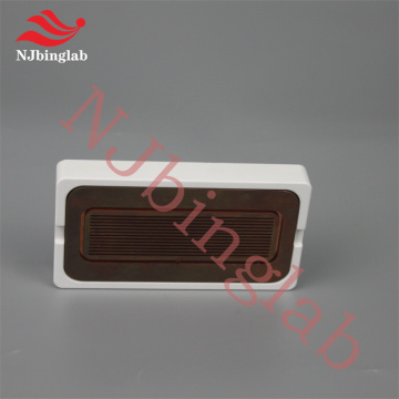 NJbinglab PTFE electrolytic tank, CNC machining, non-conductive, anti-corrosion