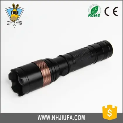 High quality B2B rechargeable flashlight blue point