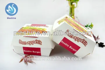 Cheap take away paper burger box