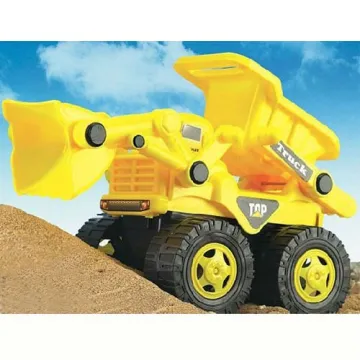 cartoon toy excavator friction excavator truck