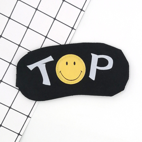 Cotton Eye Patch Custom emoji smile face eye patch Supplier