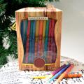 Classic Hand Dipped Colored Beeswax Chanukah Candles