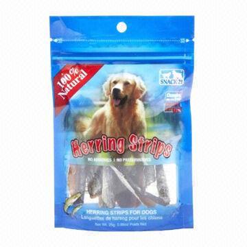 Dog Snack Food Plastic Bag, Bottom Gusset and Moisture-proof