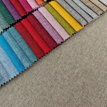 Tissu d'ameublement en lin dense de qualité