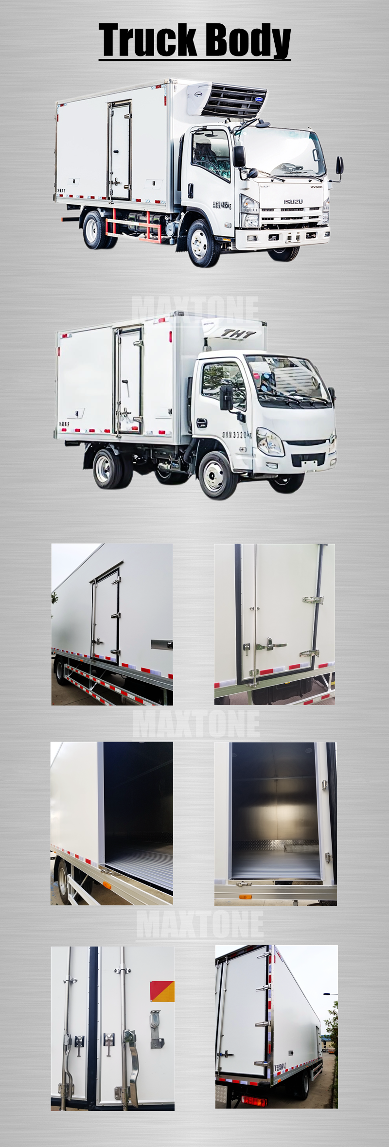4 2m Refrigerated Box Truck Body