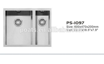 both undermount and top mount