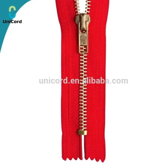 3# brass zipper