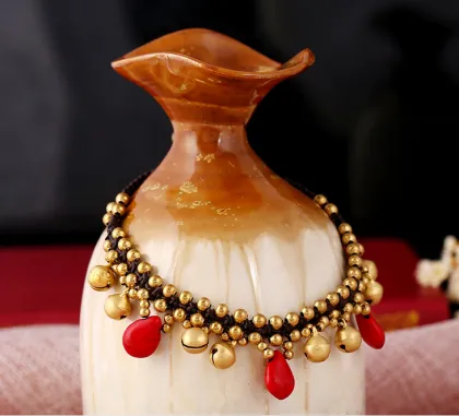 Anklet, Gold Jewelry Anklet, New Design Anklet Fashion Semi-precious Stone Anklet Bracelet 510293