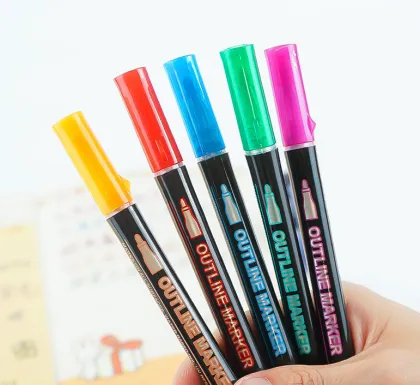 36 Colors Double Line Contour Painting Pen Set