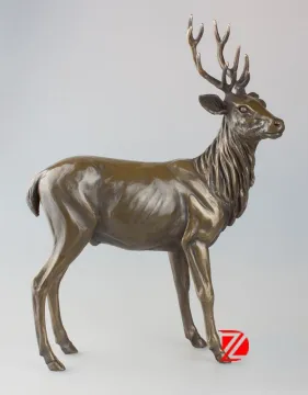 deer wild bronze animal sculpture for sale