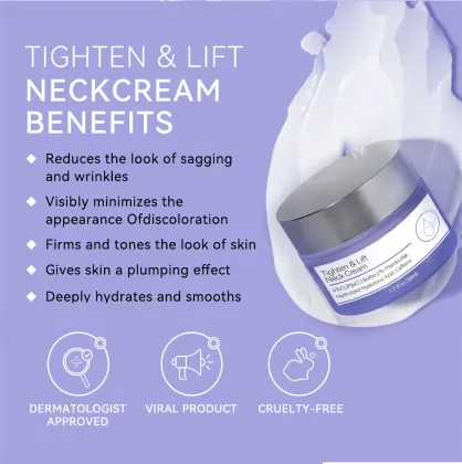 Custom Neck Cream for Fine Lines - Beauty Neck Firming Moisturizer