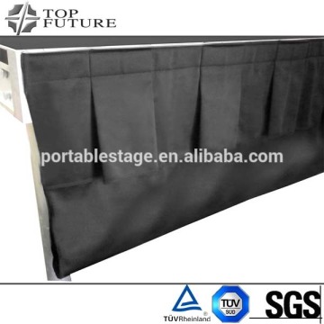 2016 best sell aluminum trade show backdrop Stage Skirt