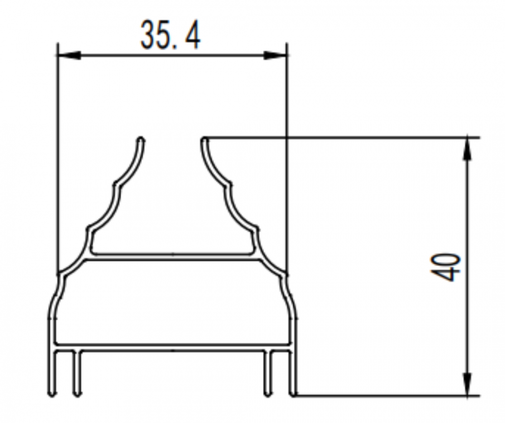 Anpassungsmöbel Aluminiumprofil -Extrusion stirbt