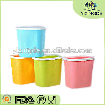 oblong contracted fashion lidless plastic Waste Bins