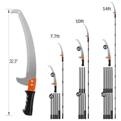 Milwaukee Pole Saw for Tree Cutting and Garden Pruning