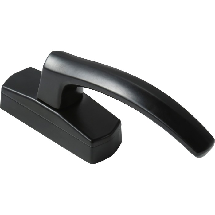 Изогнутая алюминиевая ручка с порошковым покрытием для створчатых рам