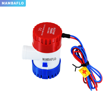 MAMBAFLO 12V/24V DC 500GPH High Flow Rate Submersible Bilge Water Pump