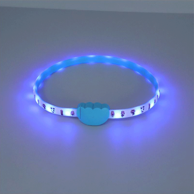 পোষা প্রাণী জন্য আলোকিত সিলিকন কলার