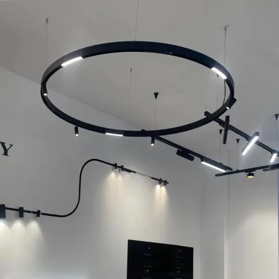 PNY Curved Magnetic Track Rail for DC48V Lighting Systems