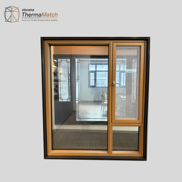 Thermal Break Alu-Wood Outward Opening Casement Window