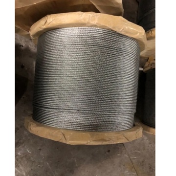 Kabel keluli gred pesawat 500ft yang berpatutan dalam pelbagai saiz: 7x7 tali dawai galvanized