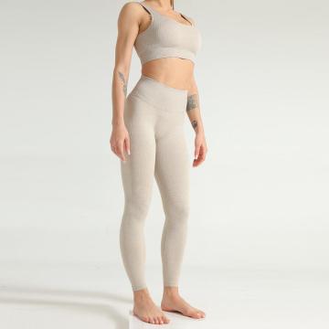 Fanm espò soutyen konpresyon Leggings