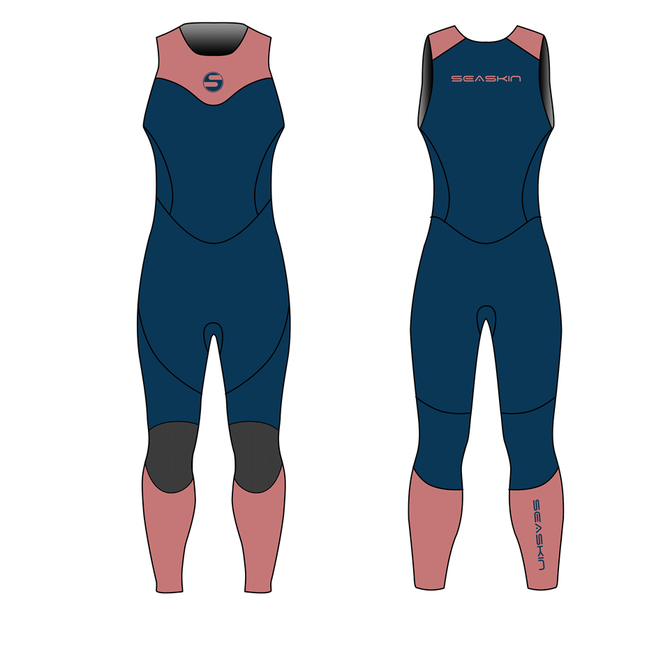 Zeegeten dames neopreen lang John fullsuit surfen wetsuit