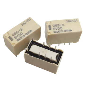 Search Engine: BOM New Original Relays - 12VDC & 24VDC, DIP Type G6S-2 Specifications and Purchasing Guide