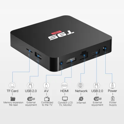 2020 Android 10 Smart Iptv TV Box T95 Super 2GB 16GB 4K 3D Google Youtube Media Player HD Network Smart-Tv Set-Top Box Set Top