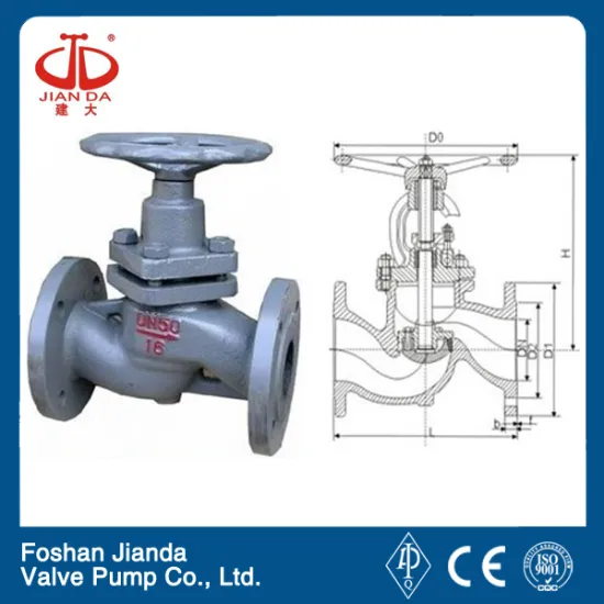 ductile iron plunger valve ANSI