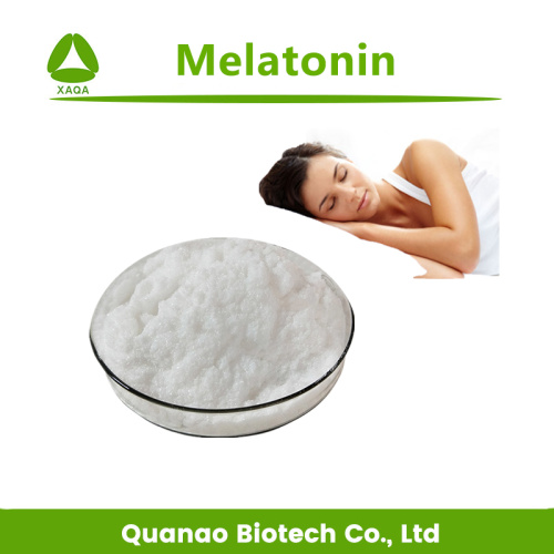 Material de ayuda para dormir en polvo de melatonina al 99%